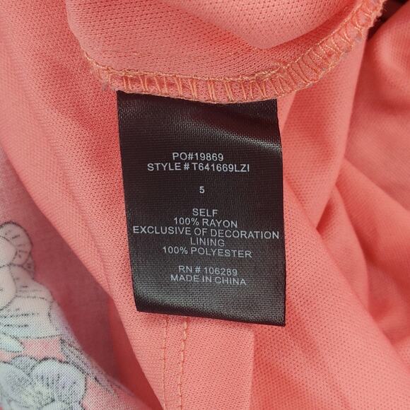 Stella and Sienna Girls Floral Dress 5 - Picture 4 of 5